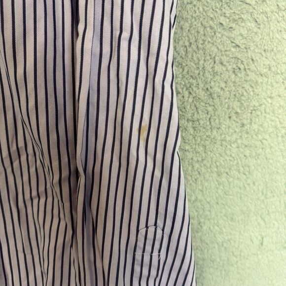 S David Donahue Shirt Men's‎ 15.5 32/33 Purple Long Sleeve Button Up Dress - Picture 3 of 9